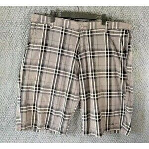 Karl Kani Gold Bermuda Plaid Shorts Skater Casual Streetwear / Men's 42
